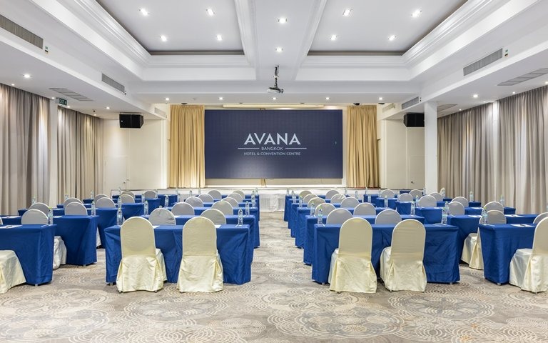 ห้องจัดงานเลี้ยงในโรงแรม avana hotel